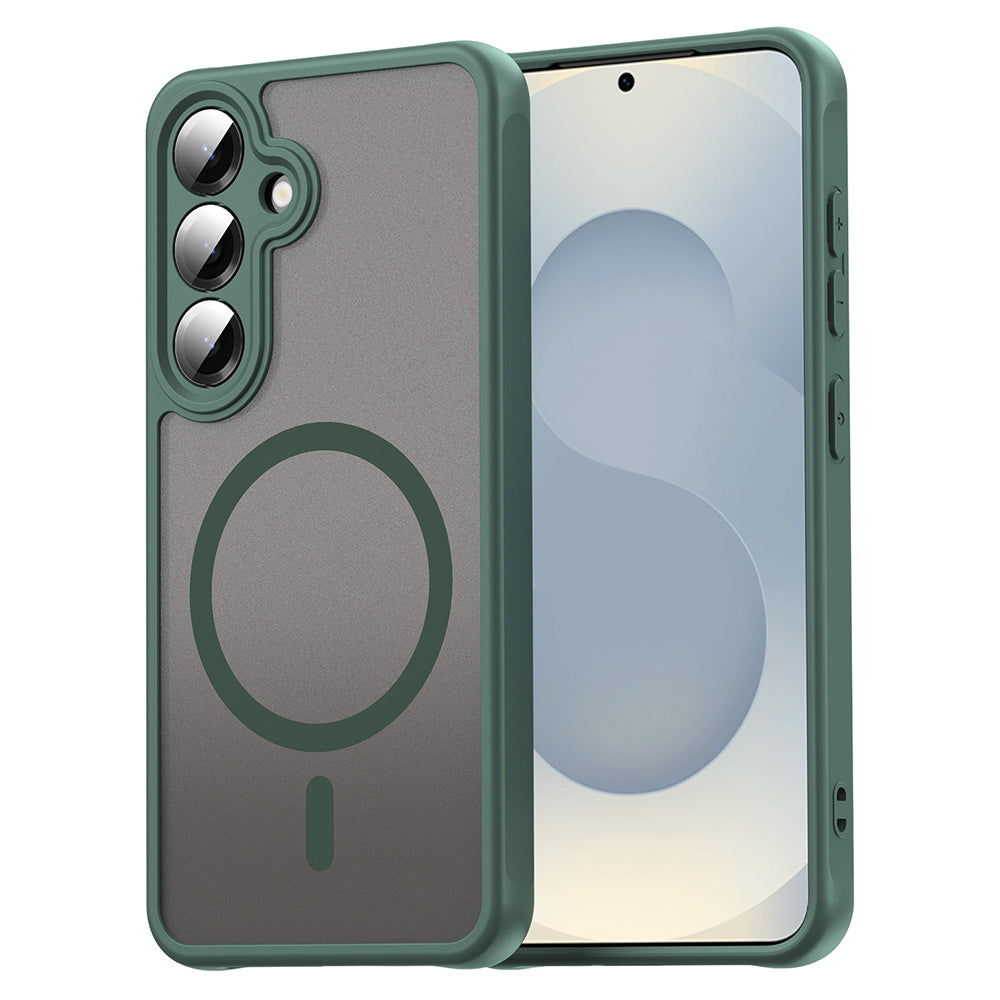 TechSuit Husa de protectie Techsuit HaloFrost II MagSafe compatibil cu Samsung Galaxy S25 FE, Verde