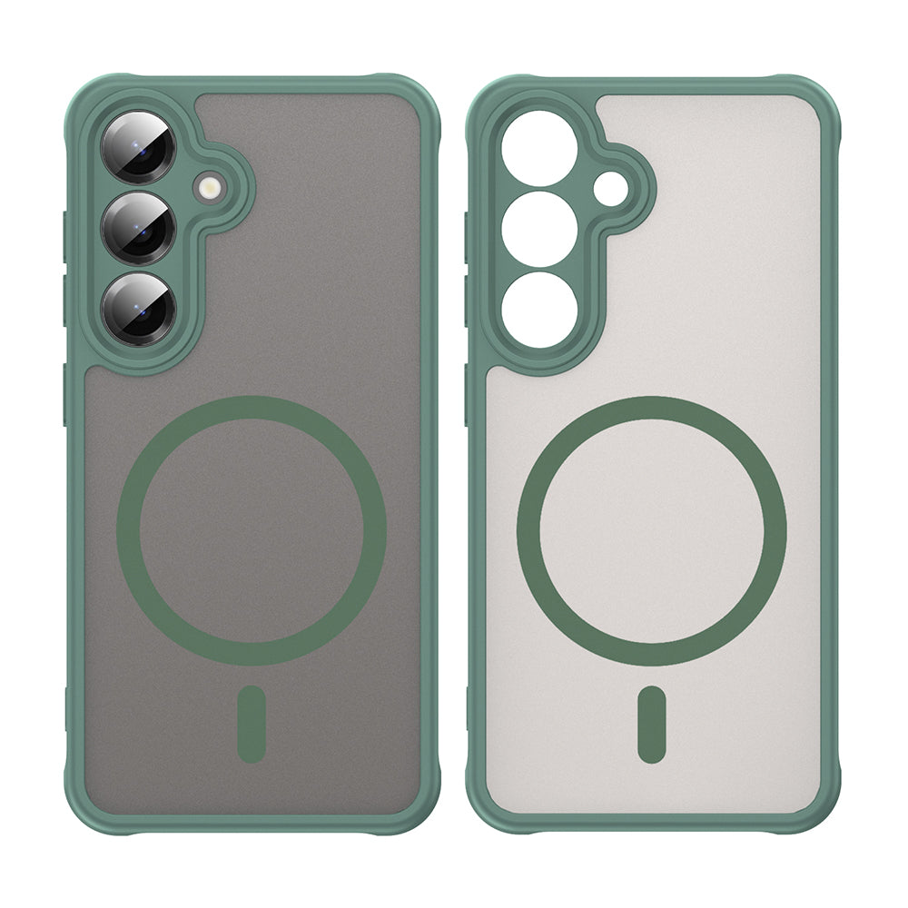 TechSuit Husa de protectie Techsuit HaloFrost II MagSafe compatibil cu Samsung Galaxy S25 FE, Verde – imagine 2