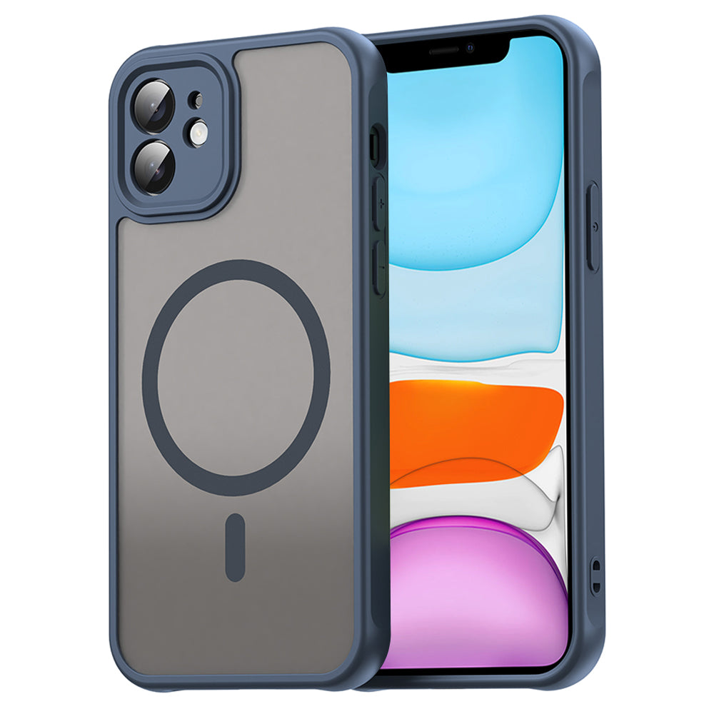 TechSuit Husa de protectie Techsuit HaloFrost II MagSafe compatibil cu iPhone 11, Bleumarin