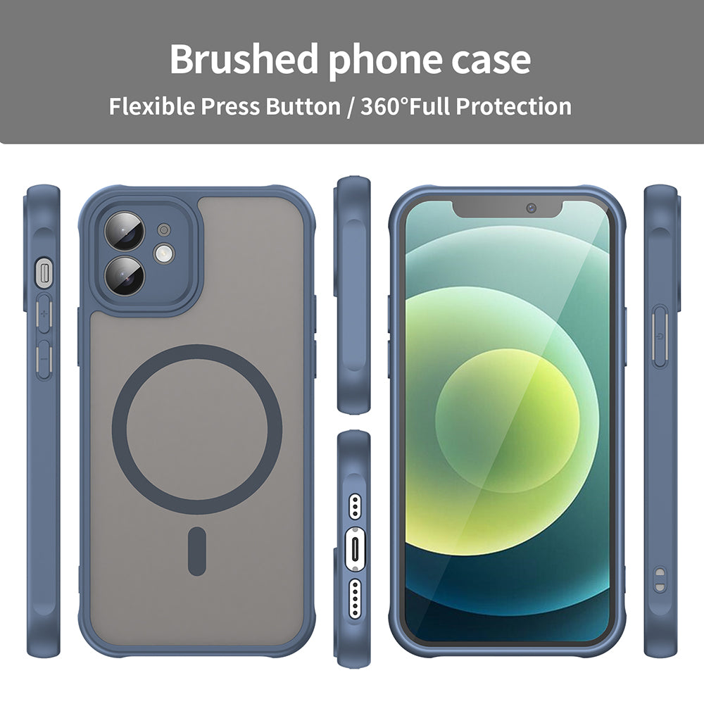 TechSuit Husa de protectie Techsuit HaloFrost II MagSafe compatibil cu iPhone 11, Bleumarin – imagine 6