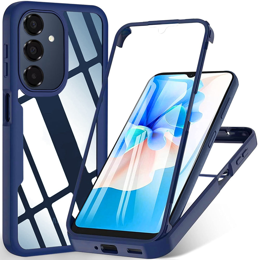 Techsuit - ColorVerse 360 Series + Screen Protector - Samsung Galaxy A16 4G / A16 5G / A17 5G / A17 4G / M17 / F17 - Blu