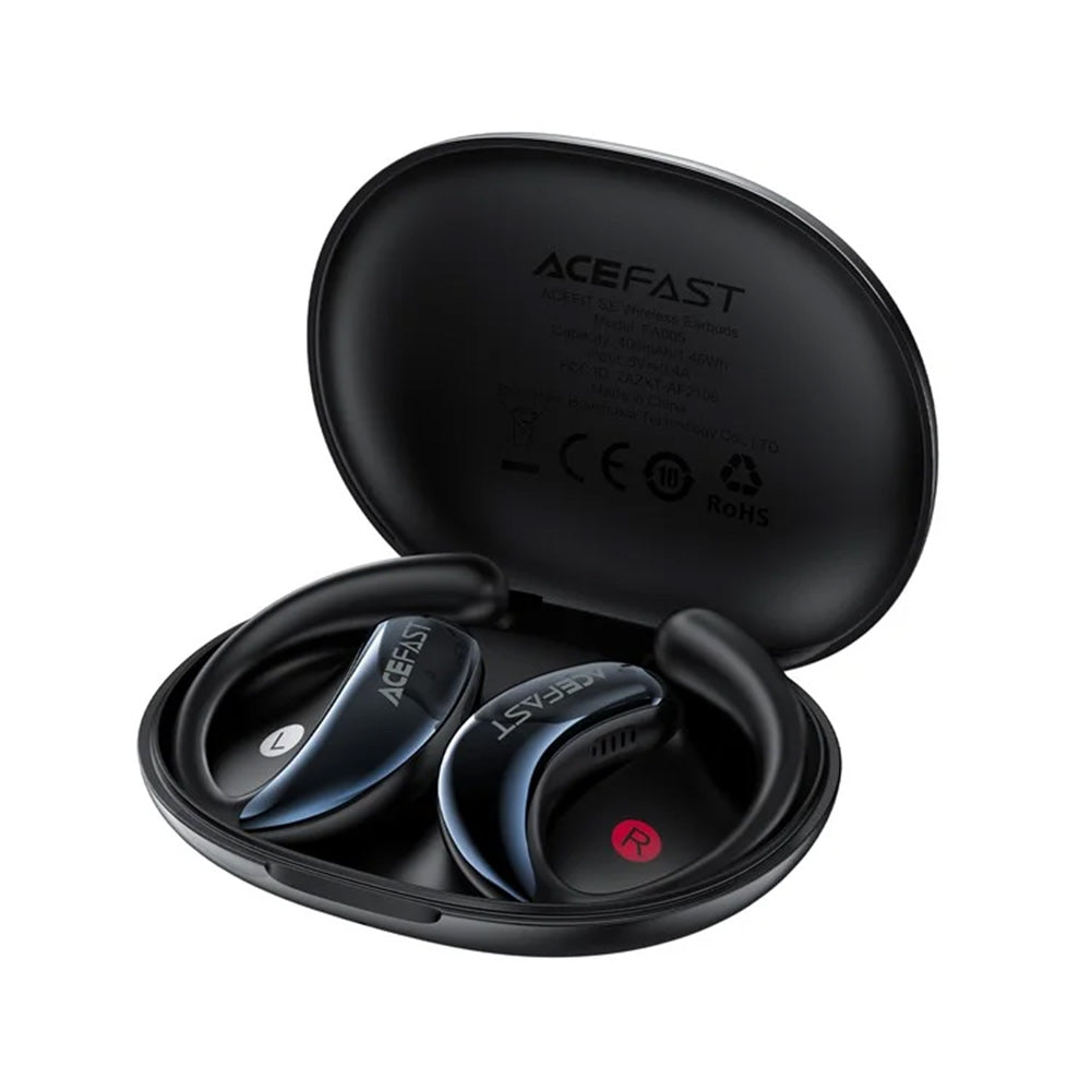 Acefast - Wireless Earbuds Acefit SE (FA005) - with Bass, Bluetooth V5.4, Noise Reduction, HD Calls, IPX4, 400mAh - Blac