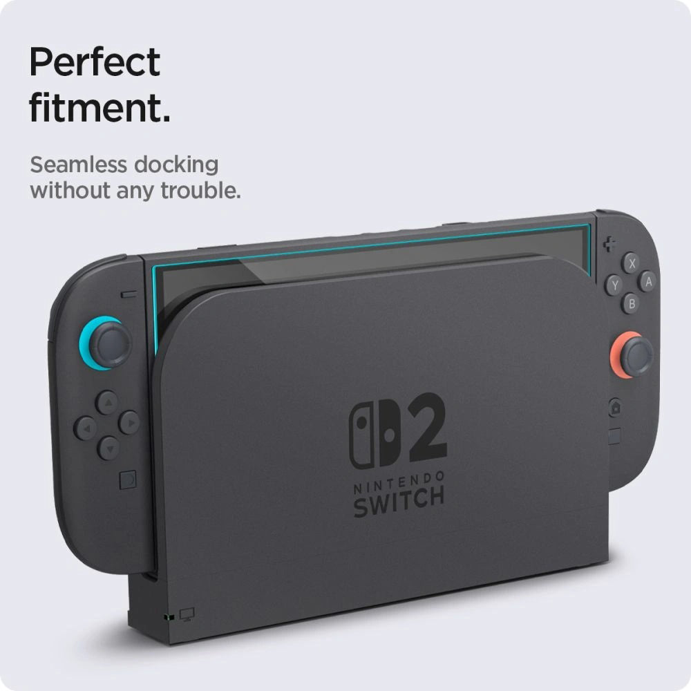 Techsuit - (2 pack) Premium Tempered Glass SwitchAura with Applicator (NS1) - for Nintendo Switch 2, 9H Resistant - Clea