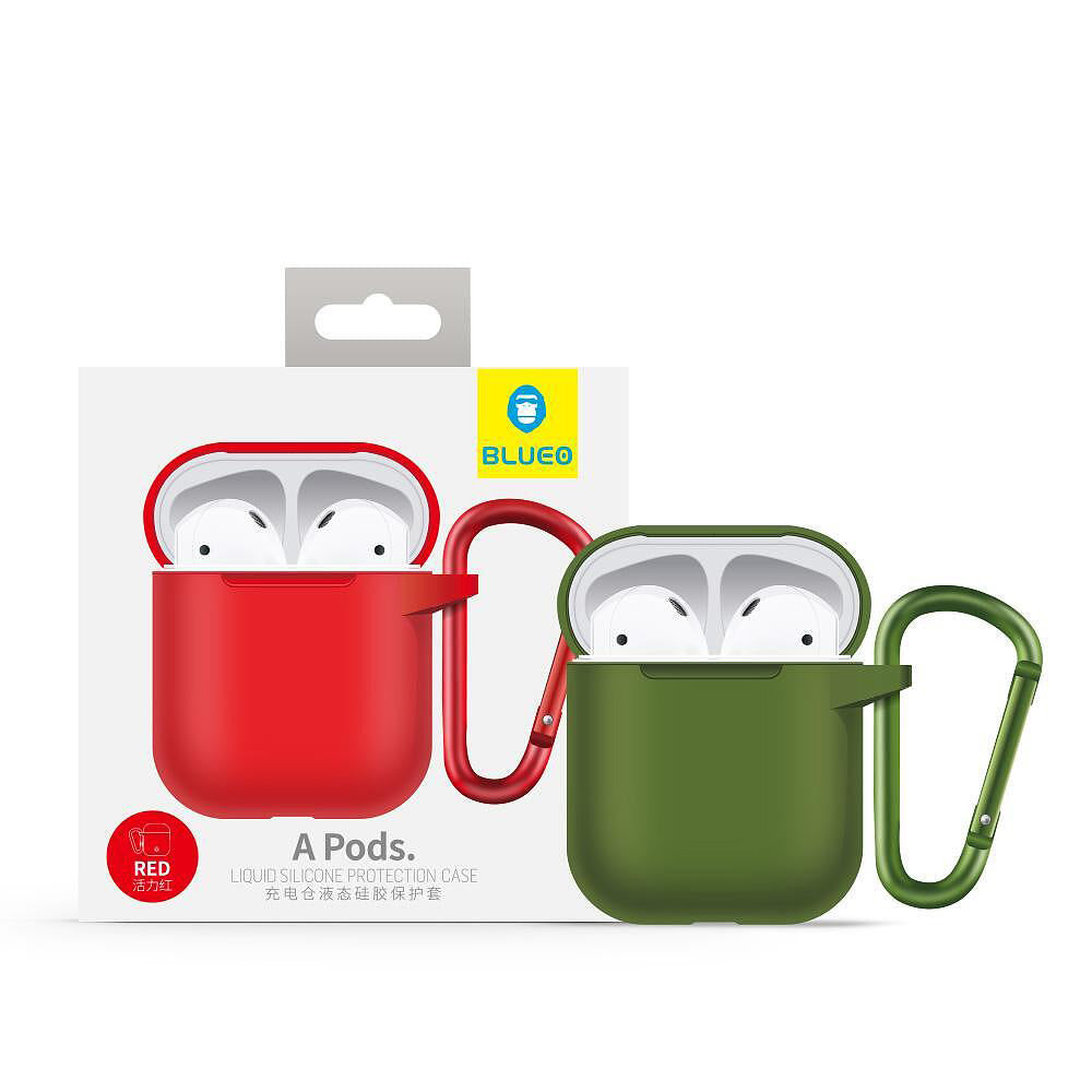 Blueo - Liquid Silicone Protect Case - for AirPods 1 - Green