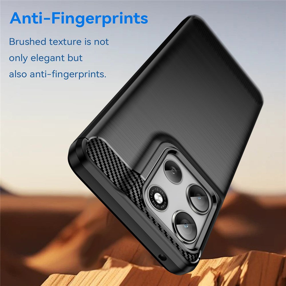 Techsuit - Carbon Silicone - Motorola Moto G56 - Black