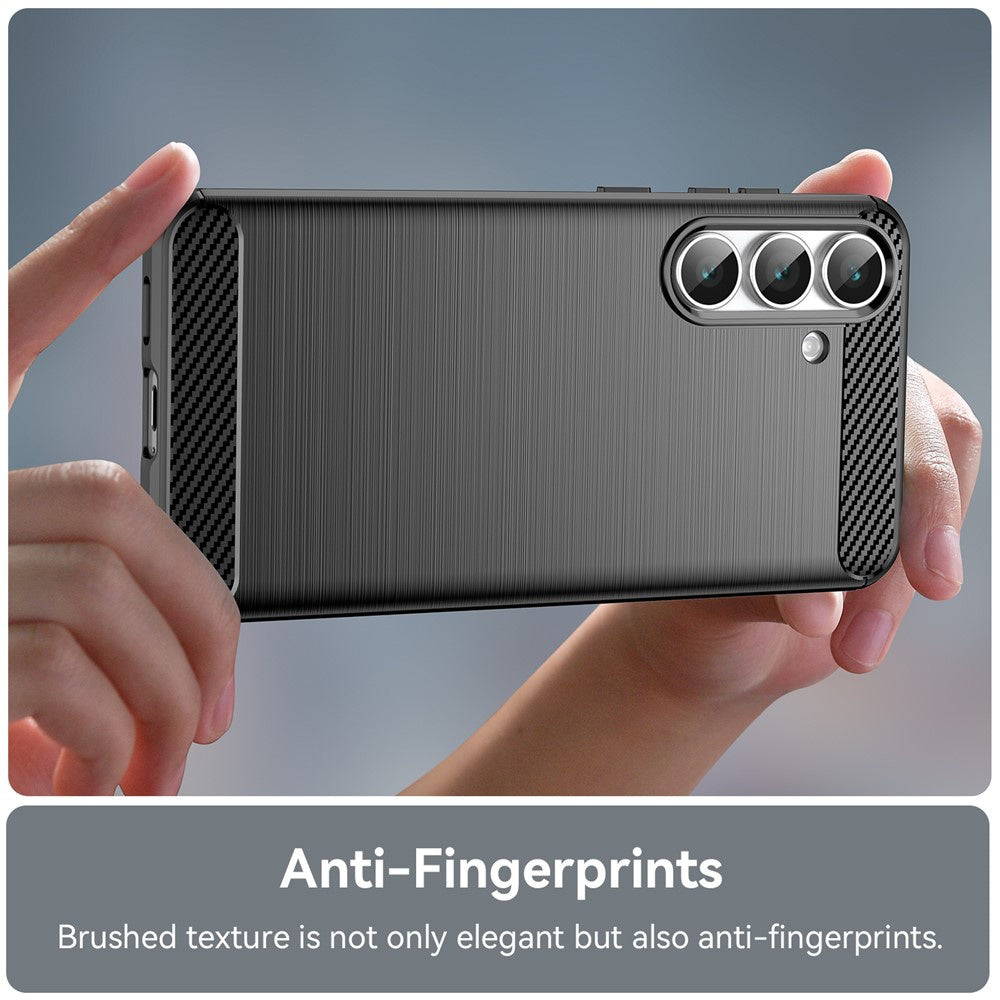 Techsuit - Carbon Silicone - Samsung Galaxy S25 FE - Black