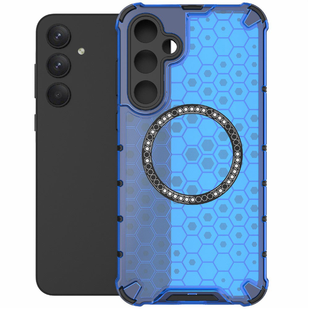 Techsuit - HoneyComb Shield MagSafe - Samsung Galaxy A26 5G - Blue