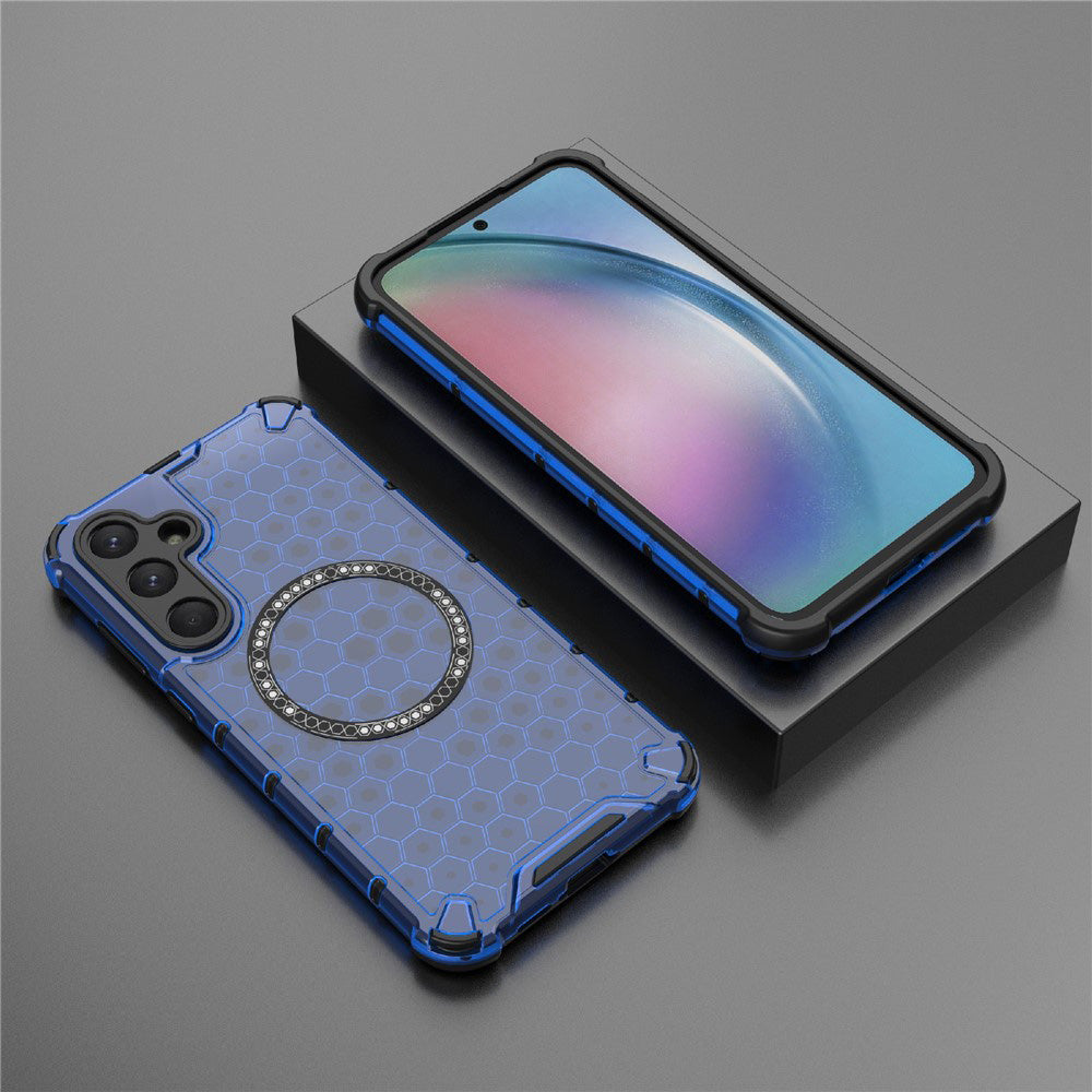 Techsuit - HoneyComb Shield MagSafe - Samsung Galaxy A26 5G - Blue