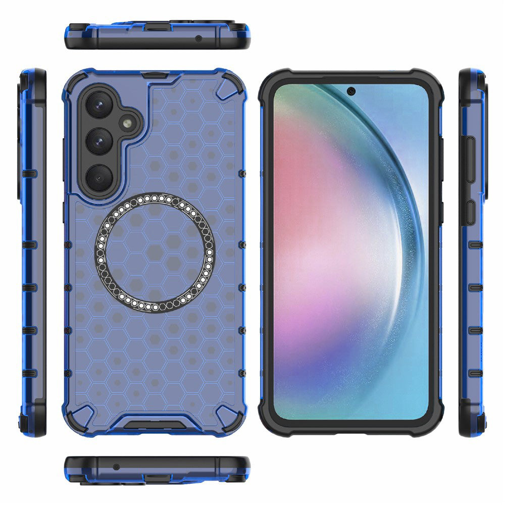 Techsuit - HoneyComb Shield MagSafe - Samsung Galaxy A26 5G - Blue