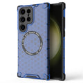 Techsuit - HoneyComb Shield MagSafe - Samsung Galaxy S24 Ultra - Blue