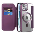 Techsuit - SmartMag Book Case - iPhone 15 Plus - Purple