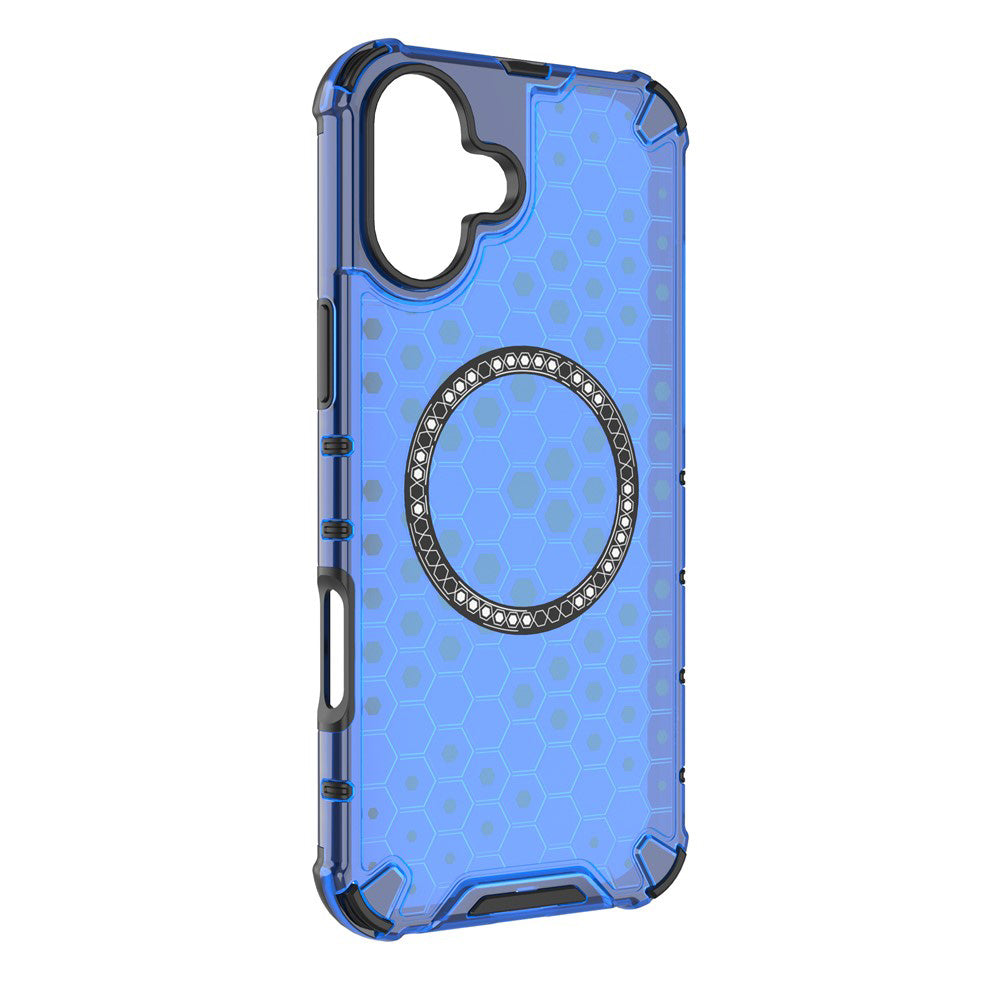 Techsuit - HoneyComb Shield MagSafe - iPhone 16 - Blue