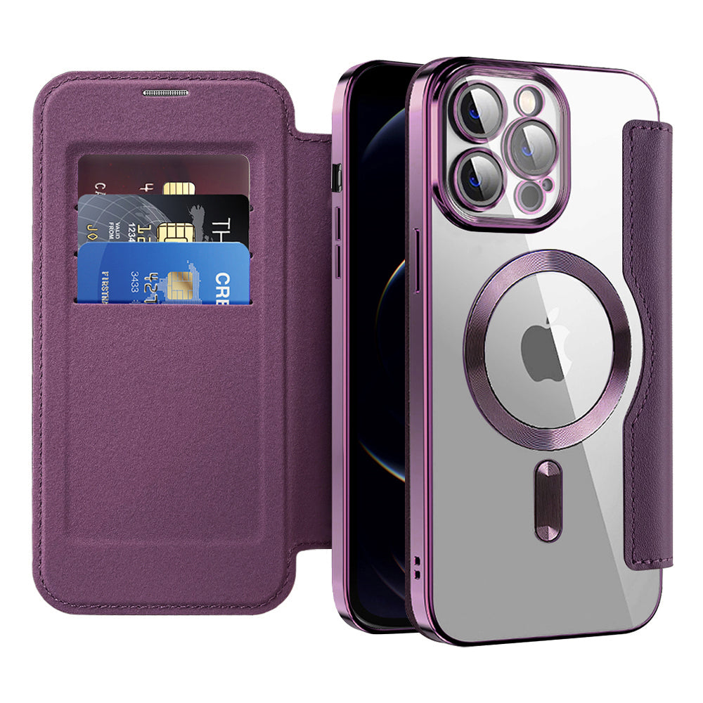 Techsuit - SmartMag Book Case - iPhone 12 Pro Max - Purple