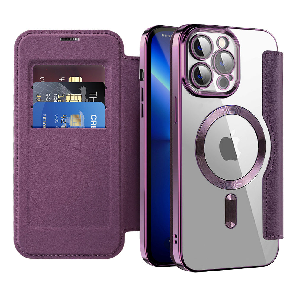 Techsuit - SmartMag Book Case - iPhone 13 Pro Max - Purple