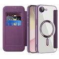 Techsuit - SmartMag Book Case - iPhone 16e / iPhone 17e - Purple