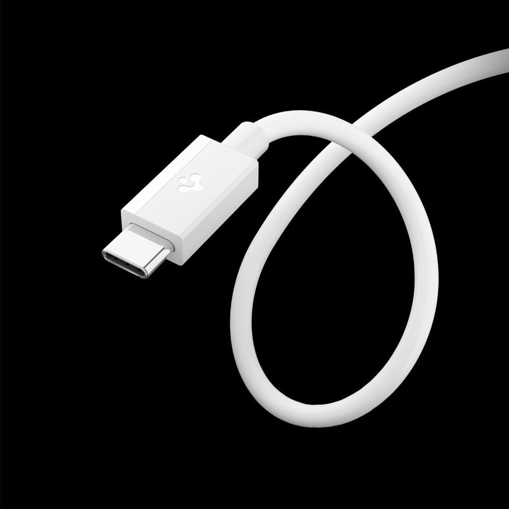 Spigen - Data Cable Essential EB6020AC (ACA08716) - Fast Charging, USB to Type-C, 60W, 480Mbps, 2m - White
