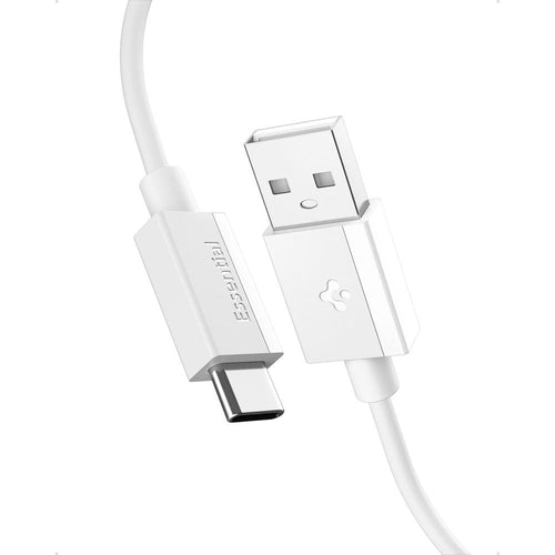 Spigen - Data Cable Essential EB6020AC (ACA08716) - Fast Charging, USB to Type-C, 60W, 480Mbps, 2m - White