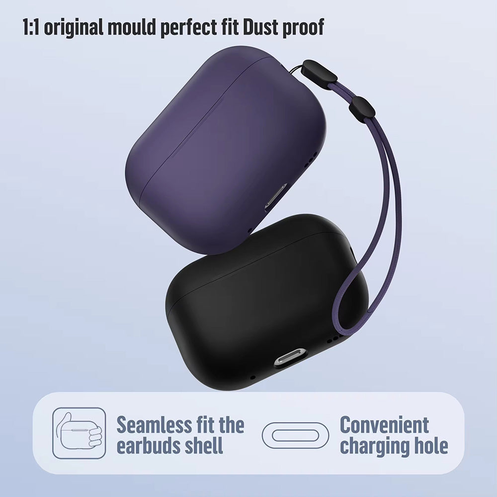Blueo - Liquid Silicone Protect Case - for AirPods Pro 2 - Purple