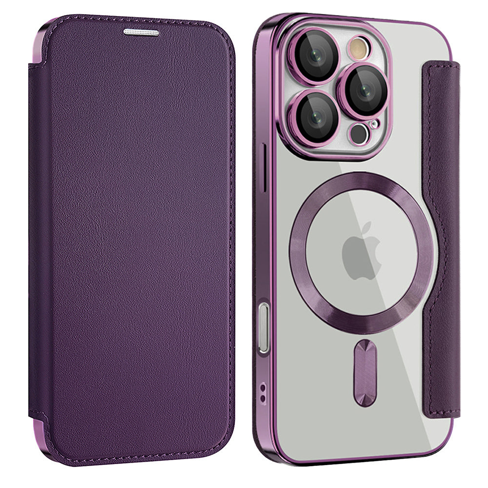 Techsuit - SmartMag Book Case - iPhone 16 Pro - Purple