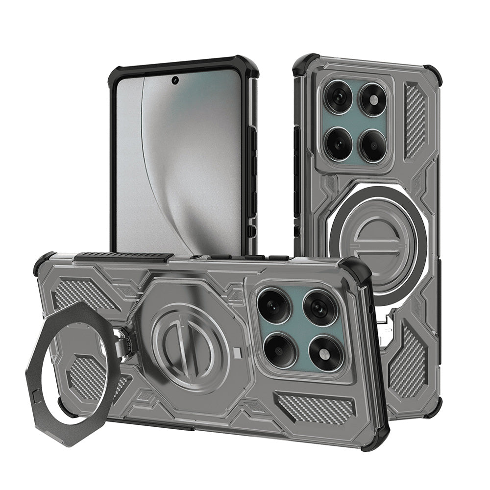 Techsuit - Carbon Shield PRO - Motorola Edge 60 Pro - Smoke Black