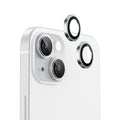 Blueo - Original Metal Frame Lens Protector - iPhone 15 / iPhone 15 Plus - Light Green