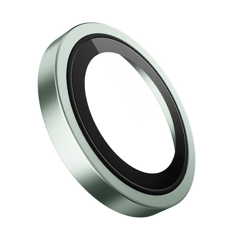 Blueo - Original Metal Frame Lens Protector - iPhone 15 / iPhone 15 Plus - Light Green