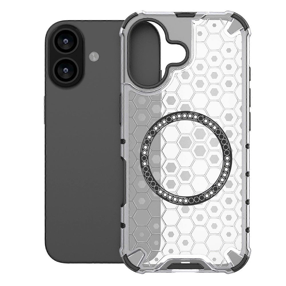 Techsuit - HoneyComb Shield MagSafe - iPhone 17 - White