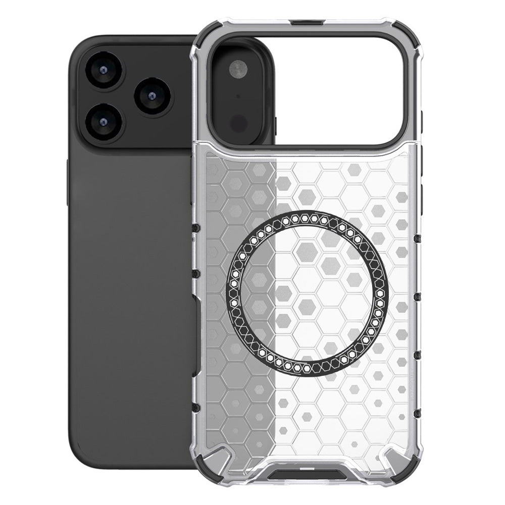Techsuit - HoneyComb Shield MagSafe - iPhone 17 Pro Max - White