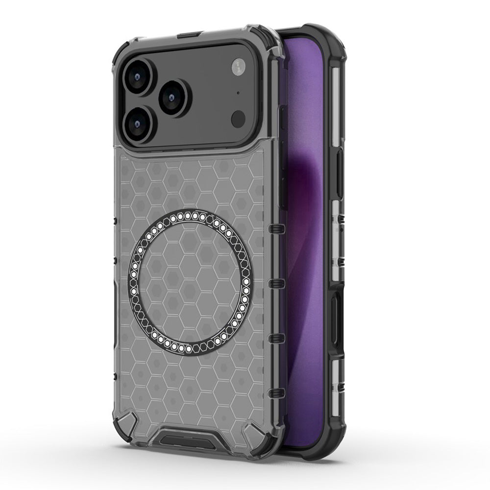 Techsuit - HoneyComb Shield MagSafe - iPhone 17 Pro Max - Black