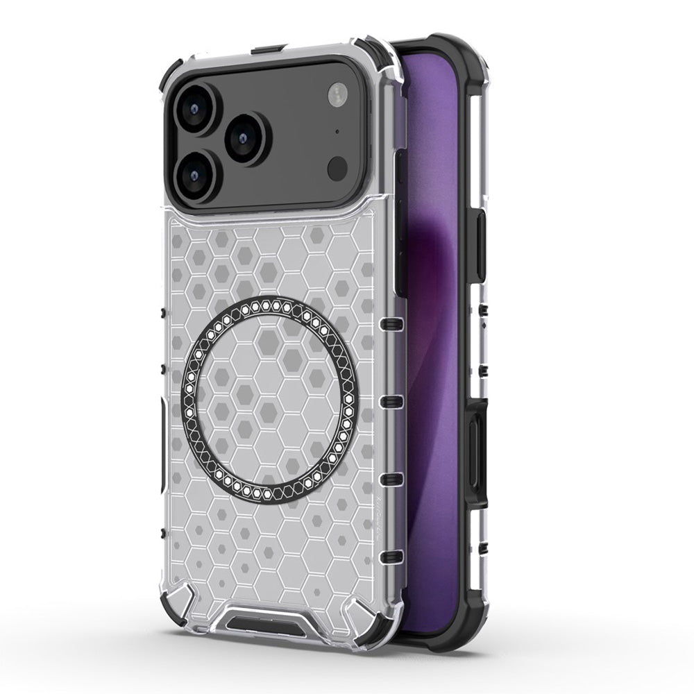 Techsuit - HoneyComb Shield MagSafe - iPhone 17 Pro - White