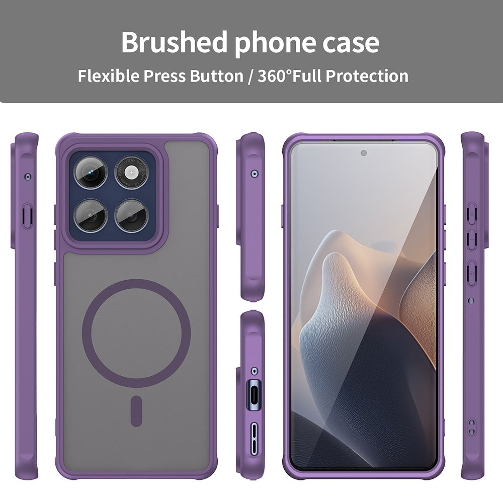 Techsuit - HaloFrost II MagSafe - Motorola Edge 60 Pro - Purple