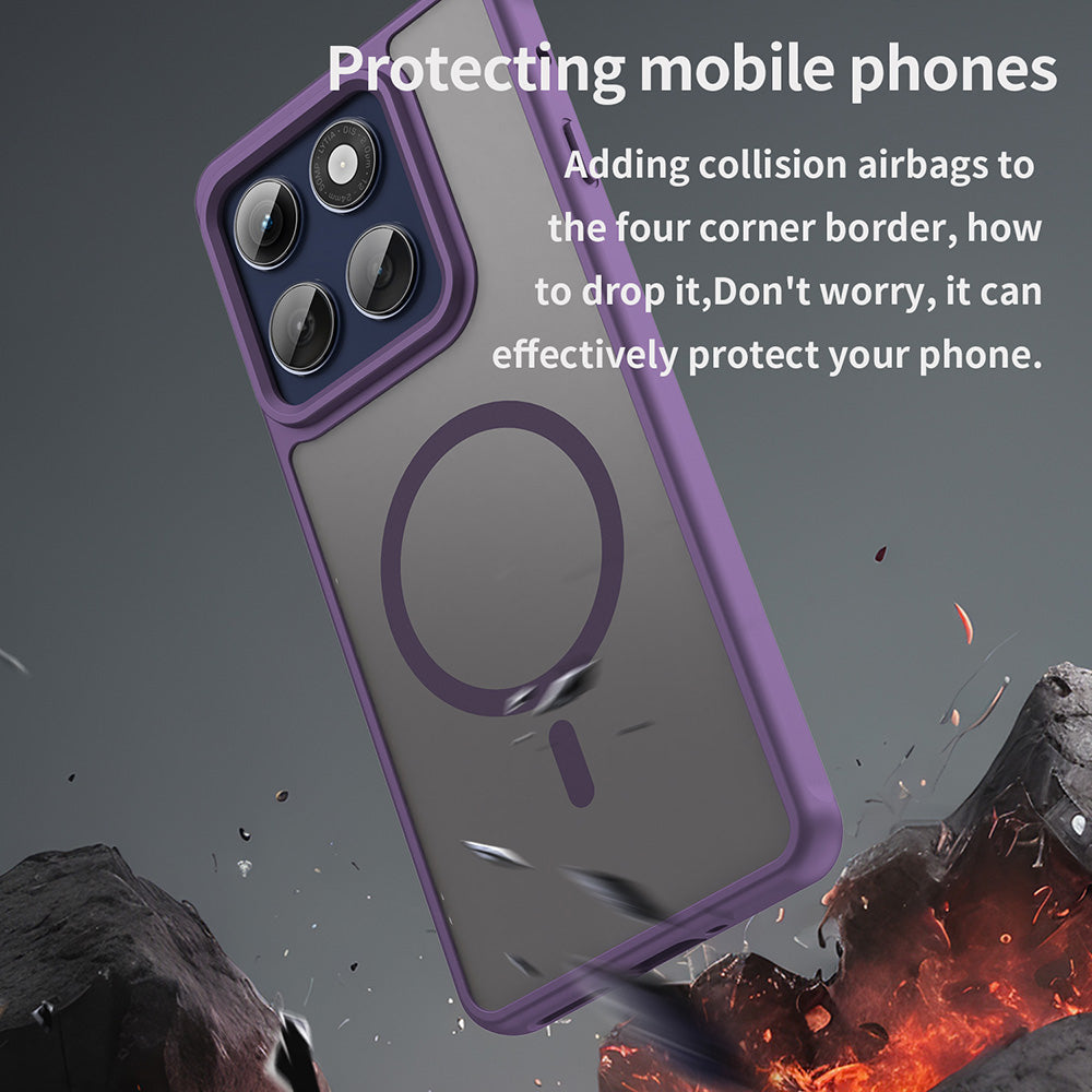 Techsuit - HaloFrost II MagSafe - Motorola Edge 60 Pro - Purple