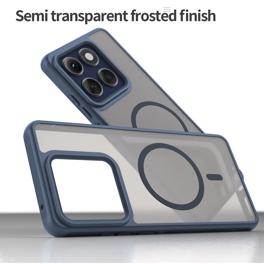 Techsuit - HaloFrost II MagSafe - Motorola Edge 60 Pro - Navy Blue