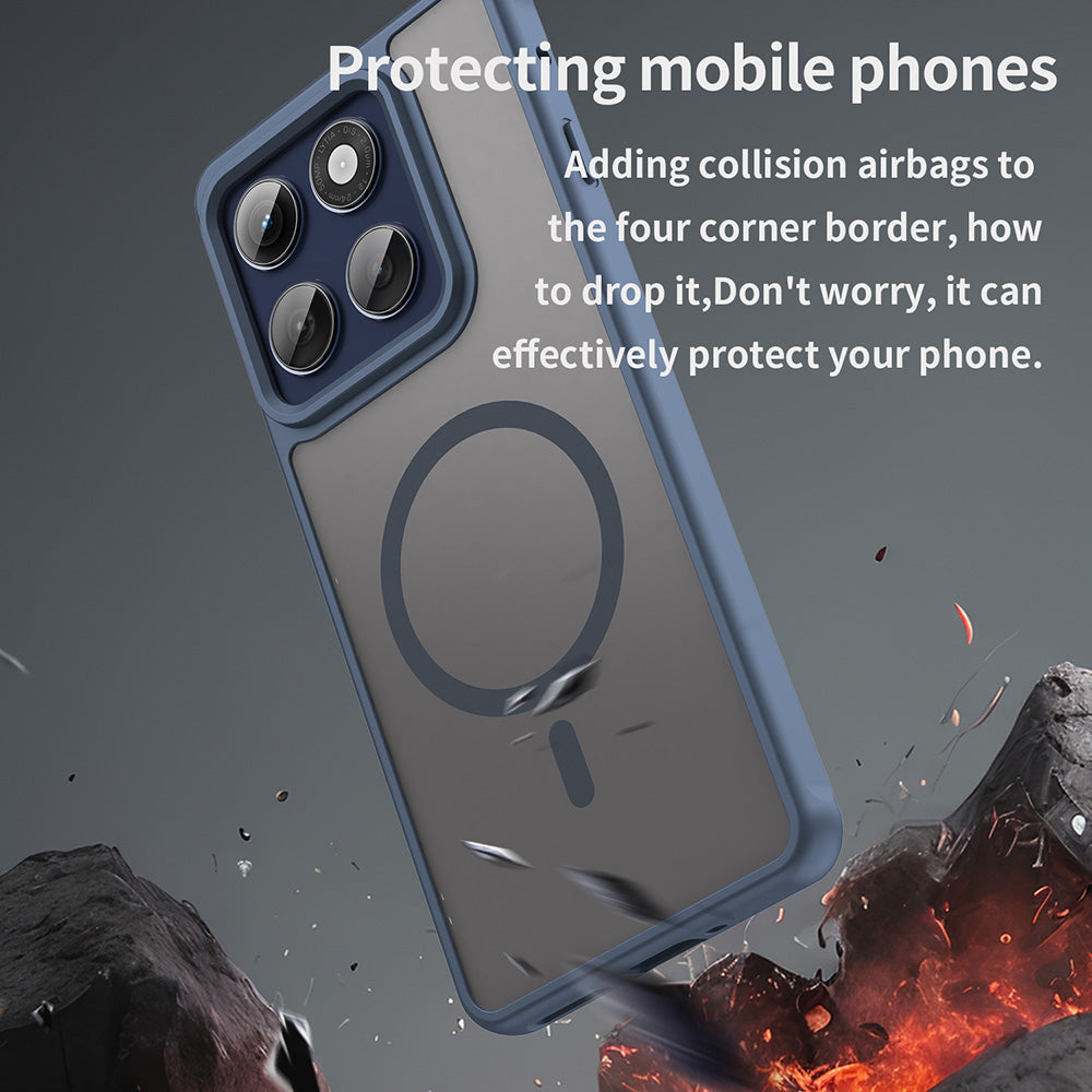 Techsuit - HaloFrost II MagSafe - Motorola Edge 60 Pro - Navy Blue