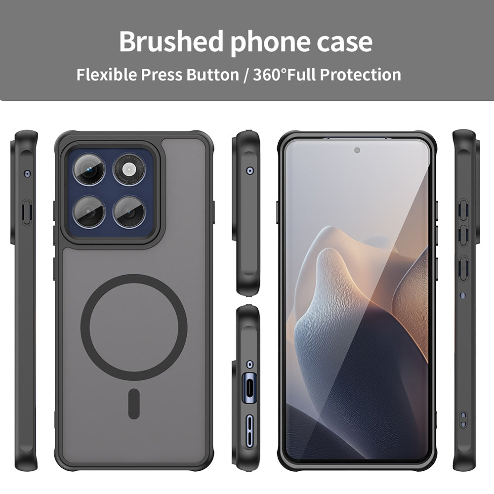 Techsuit - HaloFrost II MagSafe - Motorola Edge 60 Pro - Black