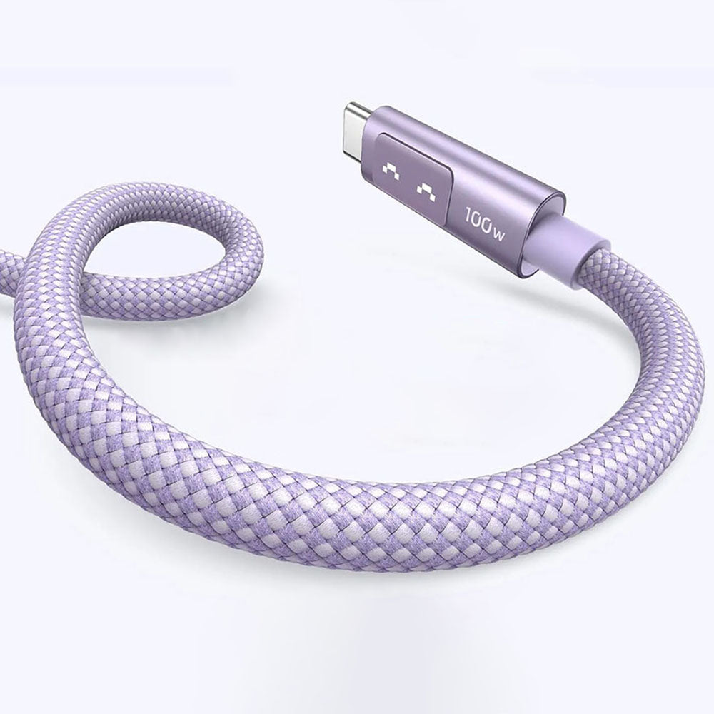 Ugreen - Data Cable L509 (35501) - USB-C to USB-C, 5A, 100W, 480Mbps, 1m, Nylon - Space Gray