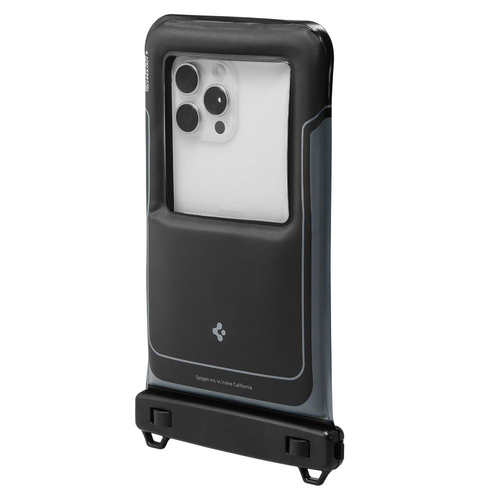 Spigen - (2 pack) Waterproof Case A611P (ACS09348) - IPX8, for Phone, max 6.9" - Matte Black