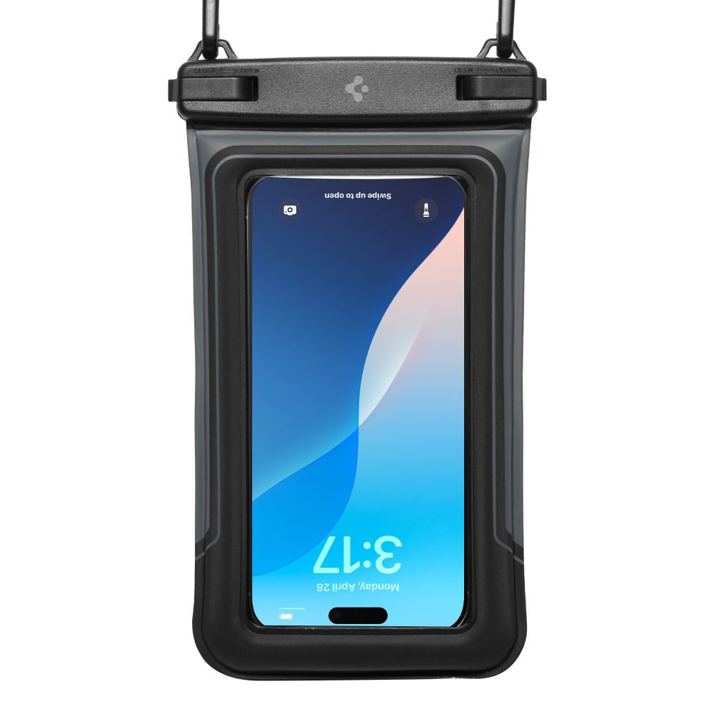 Spigen - (2 pack) Waterproof Case A611P (ACS09348) - IPX8, for Phone, max 6.9" - Matte Black