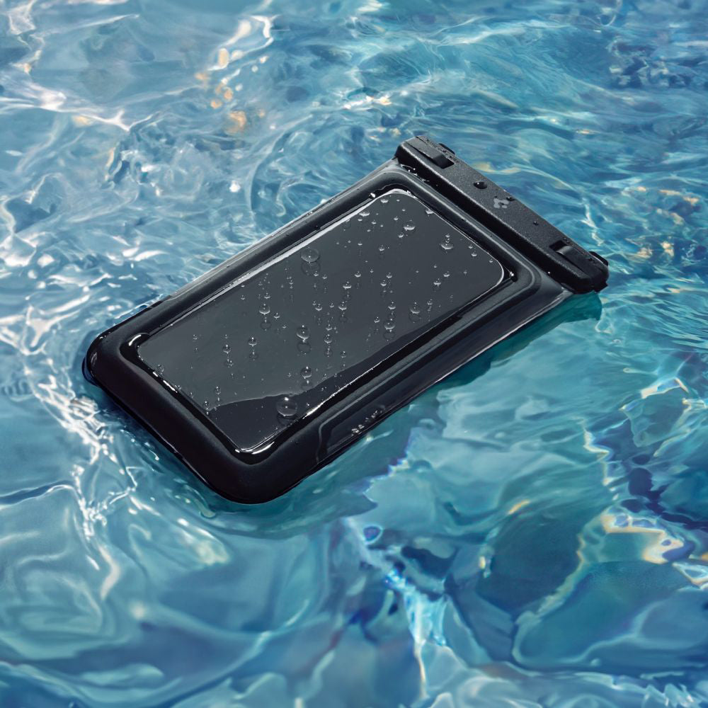 Spigen - (2 pack) Waterproof Case A611P (ACS09348) - IPX8, for Phone, max 6.9" - Matte Black