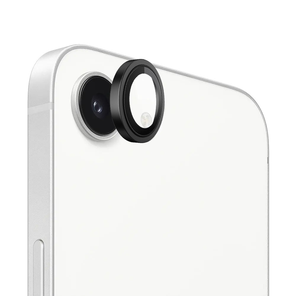 Blueo Folie de protectie Blueo Original Metal Frame Lens compatibil cu iPhone 16e / iPhone 17e, Negru