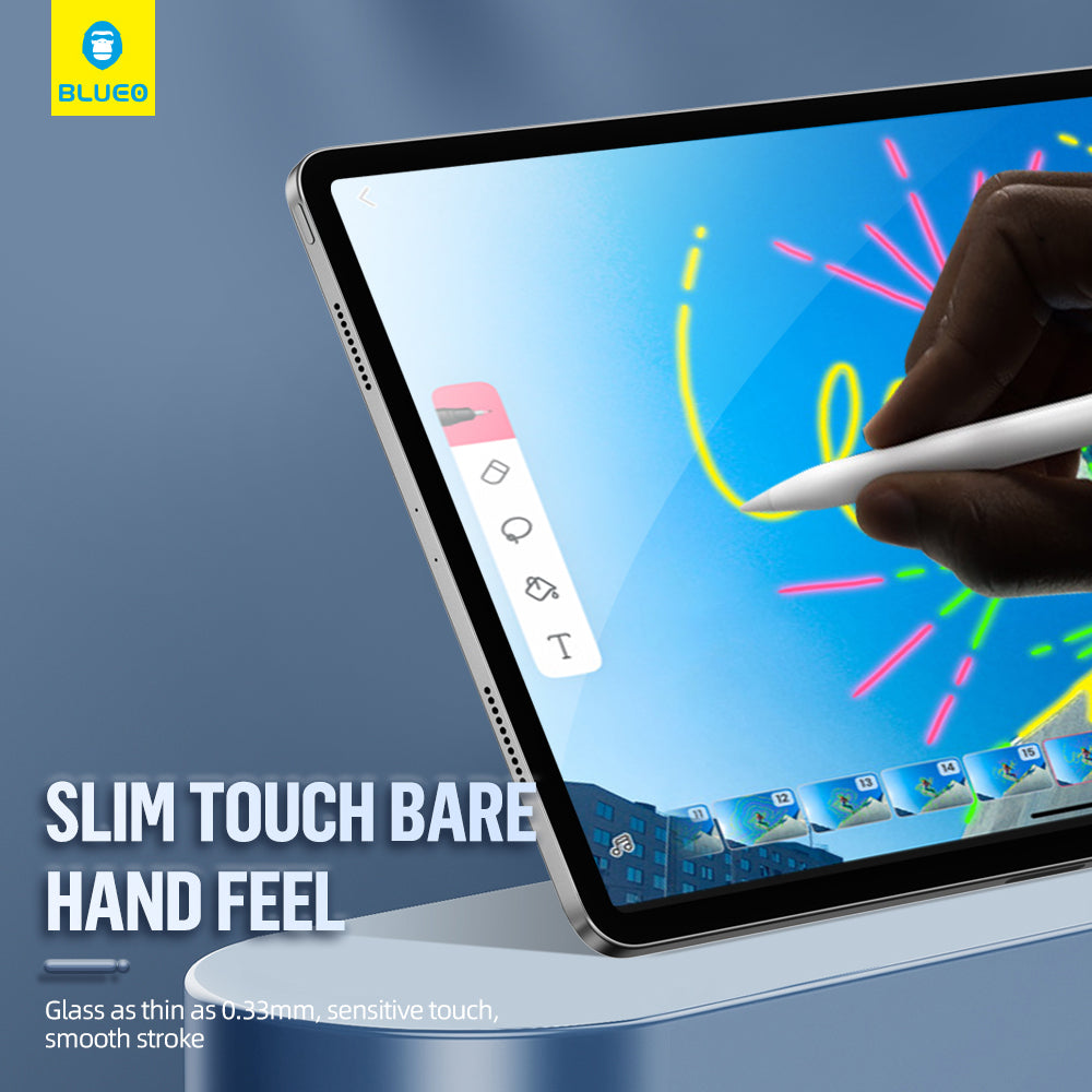 Blueo - HD Tempered Glass with Applicator Pro - iPad mini 6 (2021) / iPad mini 7 (2024) - Clear