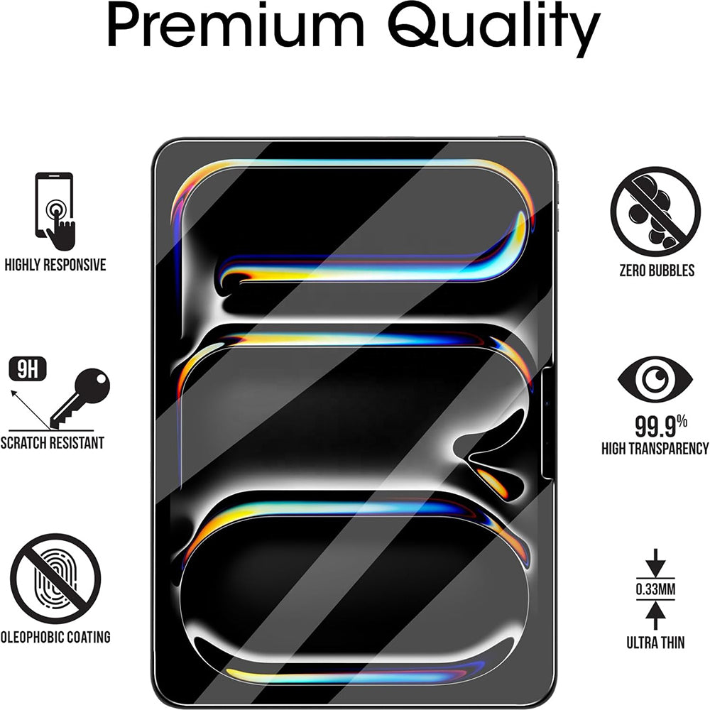 Blueo - HD Tempered Glass - iPad Air 11 (2024) - Clear