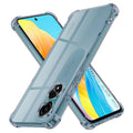 Techsuit - Shockproof Clear Silicone - Oppo A58 4G - Smoke Black
