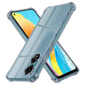 Husa de protectie Techsuit Shockproof Clear Silicone compatibil cu Oppo A78 4G, Gri