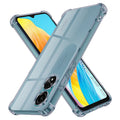 Techsuit - Shockproof Clear Silicone - Oppo A38 / A18 - Smoke Black