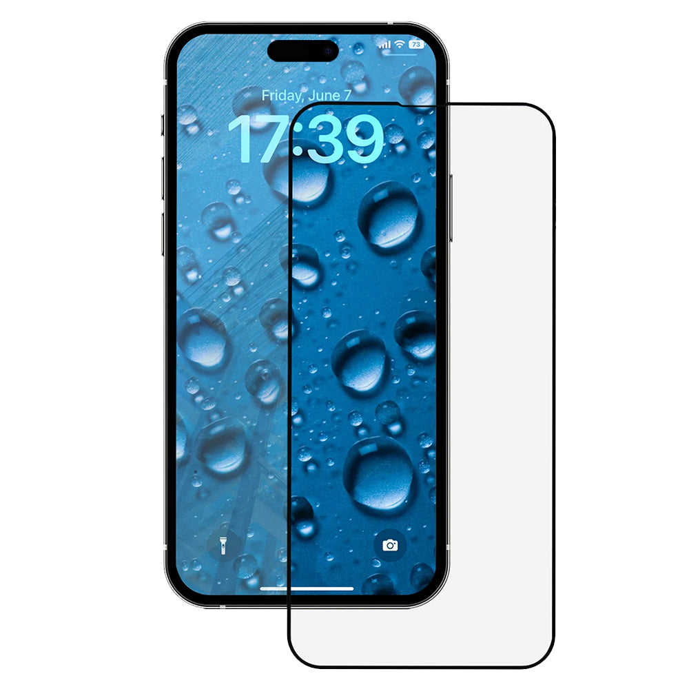 ANANK - 2.5D Reinforced Edge Screen Protector - iPhone 16 Pro - Black