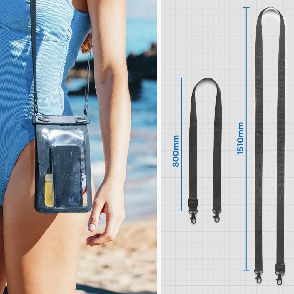 Spigen - Waterproof Case A603 (ACS09745) - IPX8, for Phone, max 6.9" - Black