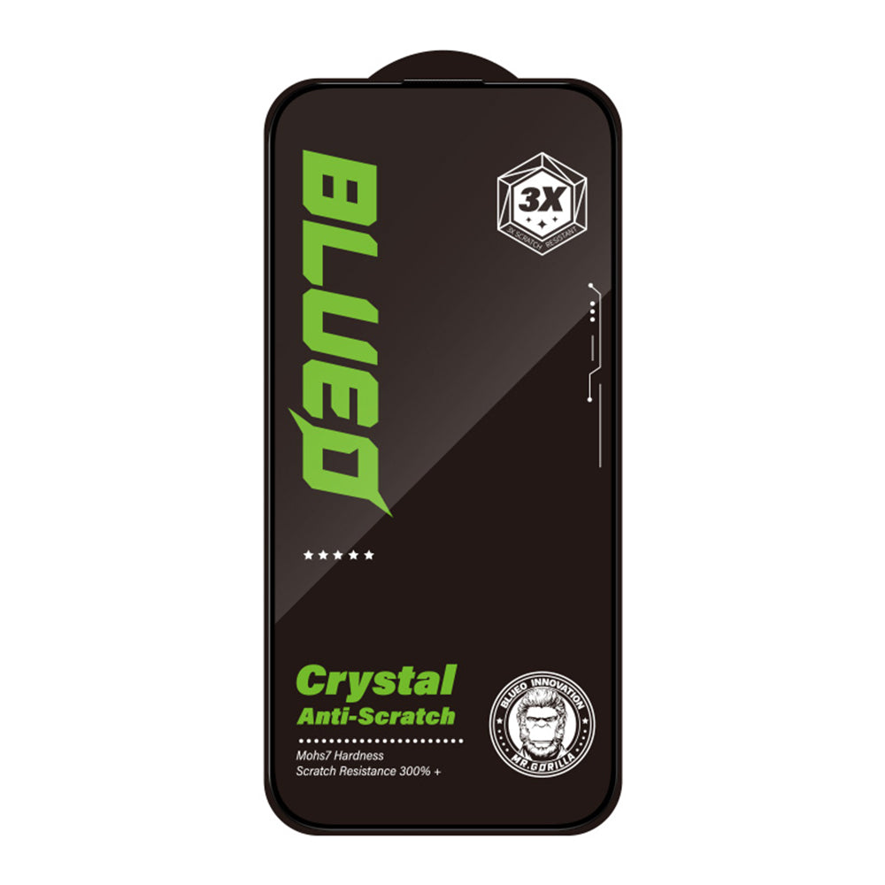 Blueo - Crystal Anti-Scratch Glass - iPhone 15 Pro - Black