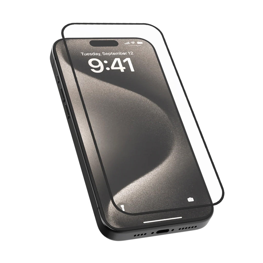 Blueo - 2.5D Silk Full Cover HD Glass (5 pack) - iPhone 12 Pro Max - Black