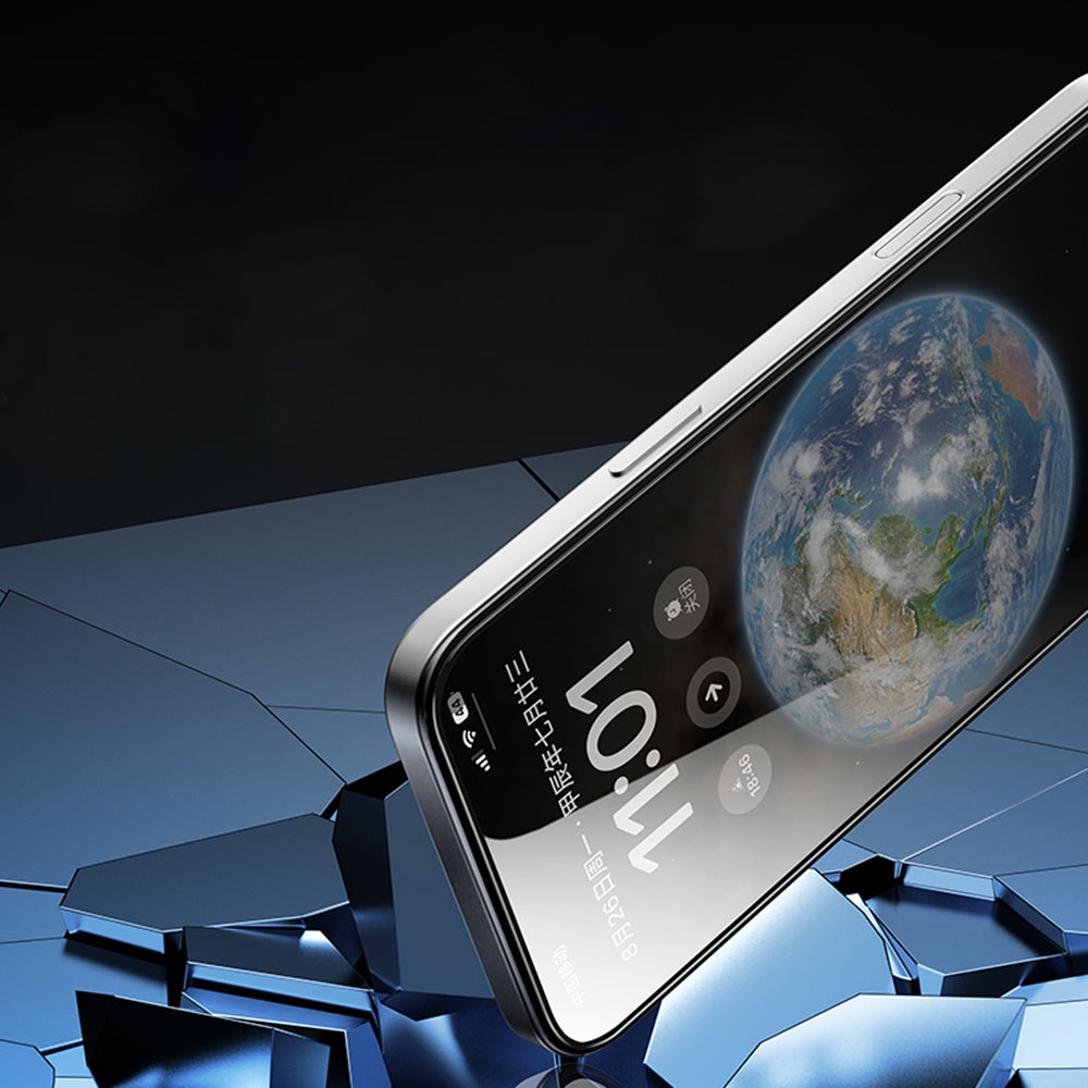 Blueo - 2.5D Silk Full Cover HD Glass (5 pack) - iPhone 12 Pro Max - Black